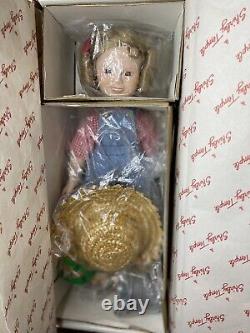 Rebecca Of Sunnybrook Farms Shirley Temple Porcelain Doll With Certificate