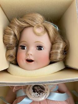 SHIRLEY TEMPLE 1930'S Curly Top Reproduction DANBURY MINT DOLL with BOX 14