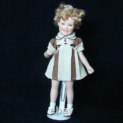SHIRLEY TEMPLE 8 POOR LITTLE RICH GIRL MOVIE MEMORIES DANBURY MINT DOLL with BOX