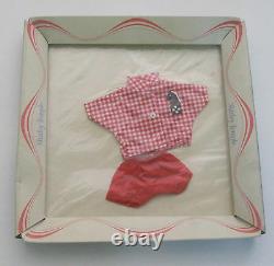 SHIRLEY TEMPLE IDEAL RED SHORTS SET FOR ST-12 DOLL with FLAT BOX