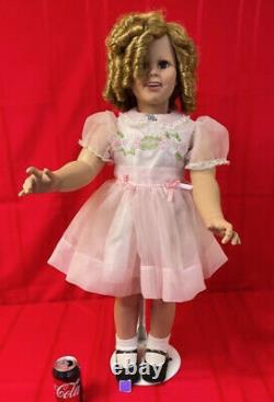 SHIRLEY TEMPLE PLAYPAL 34 DOLL & DRESS IN ORIG BOX With SHIPPING BOX BY LOVEE CO