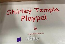 SHIRLEY TEMPLE PLAYPAL 34 DOLL & DRESS IN ORIG BOX With SHIPPING BOX BY LOVEE CO