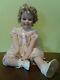 Shirley Temple Porcelain Doll, Uranium Green Eyes, Danbury Mint