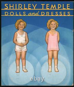 SHIRLEY TEMPLE Paper Dolls Saalfield #2112 1934 UNCUT & NEAR MINT NOT REPRINT