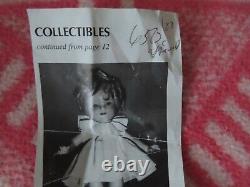 SHIRLEY TEMPLE doll 13 COMPO 30's all original clothes