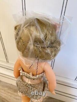 Shirley Temple 12 Ideal vinyl doll late 1950s-early 1960s in gray romper MIB