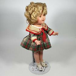 Shirley Temple 13 Vintage 1930's Ideal Composition Doll