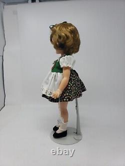 Shirley Temple 15 Inch Ideal Vinyl Heidi Doll with Stand Included