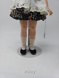 Shirley Temple 15 Inch Ideal Vinyl Heidi Doll with Stand Included