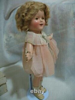 Shirley Temple 17, Fabulous Compo 1930's Doll - NO Crazing! Amazing Condition
