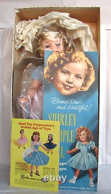 Shirley Temple 17 Flirty Eye Hang Tags Pin Tagged Brochures Black Case MIB