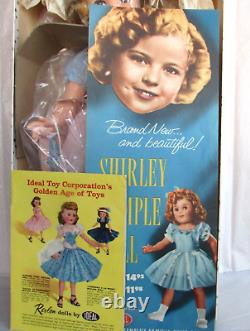 Shirley Temple 17 Flirty Eye Hang Tags Pin Tagged Brochures Black Case MIB