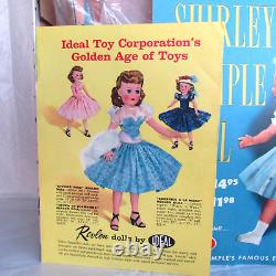 Shirley Temple 17 Flirty Eye Hang Tags Pin Tagged Brochures Black Case MIB