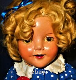 Shirley Temple 18 Composition Doll Restored
