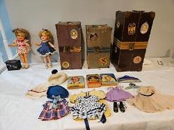 Shirley Temple 1930's dolls collection with original accessories