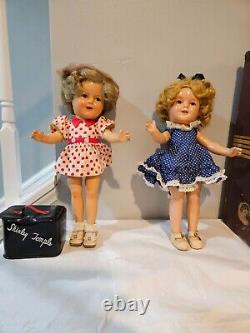 Shirley Temple 1930's dolls collection with original accessories