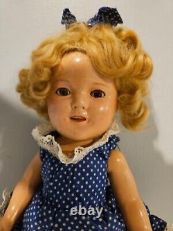 Shirley Temple 1930's dolls collection with original accessories