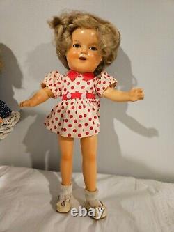 Shirley Temple 1930's dolls collection with original accessories