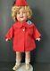 Shirley Temple 20 Composition Doll In My Little Girl' Red Scotty Dress & Coat