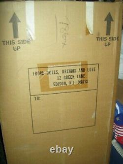 Shirley Temple 34 doll 50th Anniversary labeled box, pin & Certificate near mint