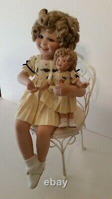 Shirley Temple And Her Doll. Porcelain. 1999