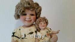 Shirley Temple And Her Doll. Porcelain. 1999
