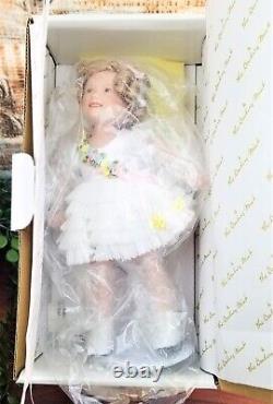 Shirley Temple Baby Take A Bow Classics 10 in Doll Stand Danbury Mint Porcelain
