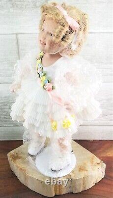 Shirley Temple Baby Take A Bow Classics 10 in Doll Stand Danbury Mint Porcelain