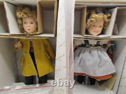 Shirley Temple CAPTAIN JANUARY & HEID Porcelain Dolls 10 Danbury Mint New COA