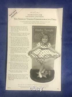 Shirley Temple Commemorative Danbury Mint America's Little Darling Doll Figurine