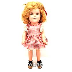 Shirley Temple Composition Doll 13 USA Vtg
