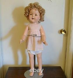 Shirley Temple Composition Doll 27