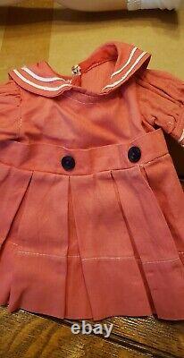 Shirley Temple Composition Doll, All Original, COP N&T Markings, Extra outfit