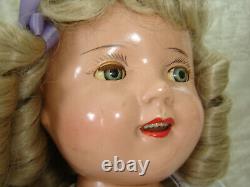 Shirley Temple Composition Doll Eegee Miss Charming 18 EG