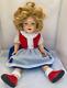 Shirley Temple Composition Doll Ideal 20 Blue Bird Dress