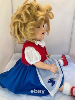 Shirley Temple Composition Doll Ideal 20 Blue Bird Dress