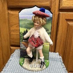 Shirley Temple Danbury Mint Doll 11 Lass Background