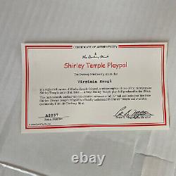 Shirley Temple Danbury Mint Playpal Doll with Stand, Mint Condition