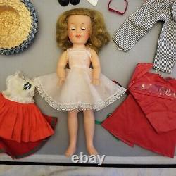Shirley Temple Doll 12 ST-12 1950's Ideal Doll & Clothes Glasses Shoes Vintage
