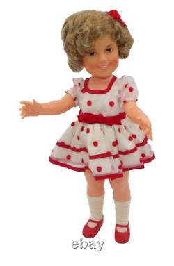 Shirley Temple Doll 16 Red & White Polka Dot Dress Montgomery Ward 1972 Promo
