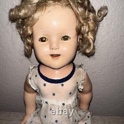 Shirley Temple Doll 1930's 18 Ideal Composition