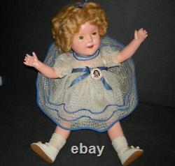 Shirley Temple Doll 1934 Orig Tagged Dress & Button Shoes Socks Slip 20