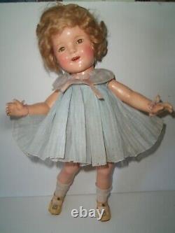 Shirley Temple Doll, 1934 Prototype, AO, NRA tag, marked head