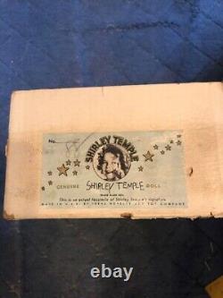Shirley Temple Doll 19.7in Sleeping eye with Original Box Japan Rare Antique