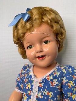 Shirley Temple Doll 22 Composition Original Wig 1930s Ideal