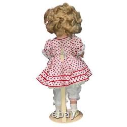 Shirley Temple Doll 24 Inches 1930s Composite Ideal Flirty Eyes Vintage