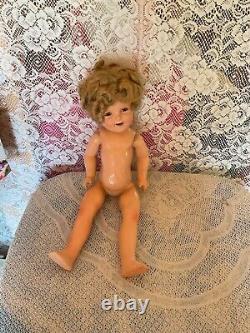 Shirley Temple Doll Ideal 20 inch nude