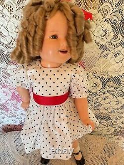 Shirley Temple Doll Ideal 22 inch needs TLC