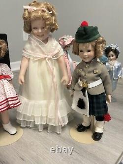 Shirley Temple Doll LOT 5! Very Good Condition (NO BOX)