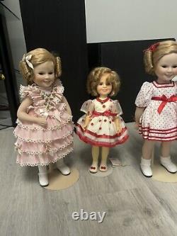 Shirley Temple Doll LOT 5! Very Good Condition (NO BOX)